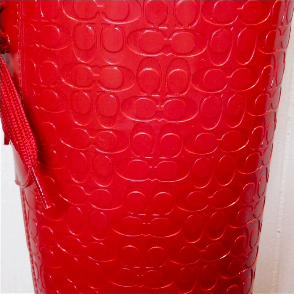 Coach Signature Embossed Rain Boots ☔️ 👢 - Picture 7 of 9